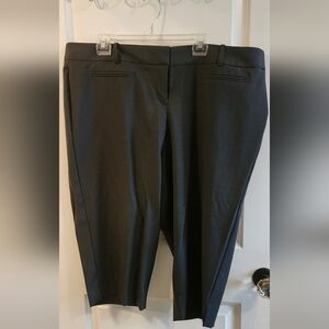 Worthington Crop Dress Pants (Modern Fit) 20W slate gray